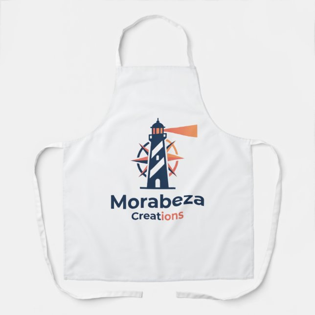 All-Over Print Apron Island Light: Morabeza Compas Schürze (Vorderseite)