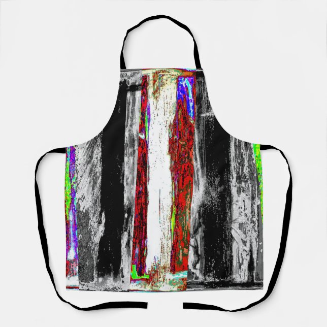 All-Over Print Apron – Reflection Layers Schürze (Vorderseite)