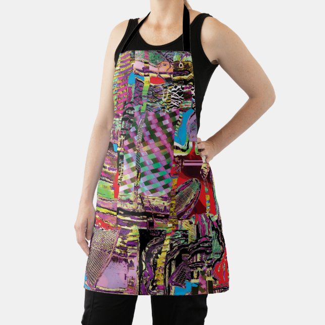 All‑Over Print Apron – Urban Fractals Schürze (InSitu)