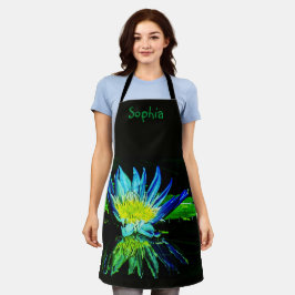 All-over-Print-Schürze "Black Lily" Schürze