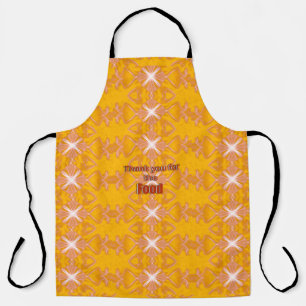 All-Over Print Schürze danke für das Essen