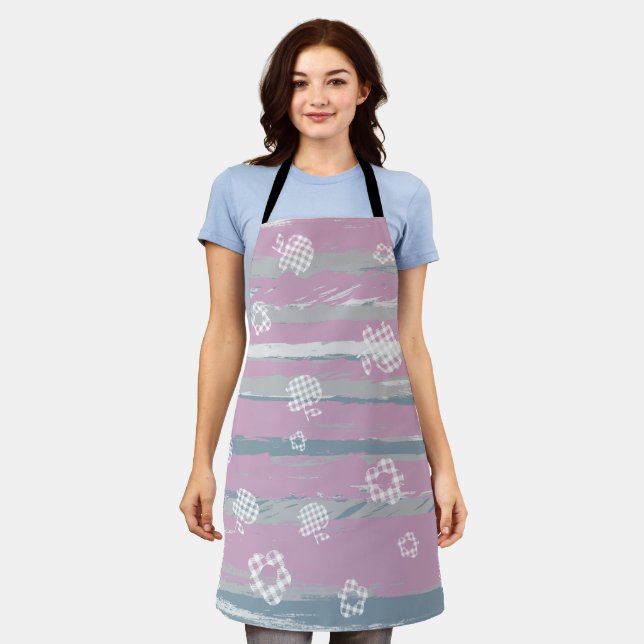 All‑Over Print-Schürze – Gingham Orchard Schürze (Getragen)