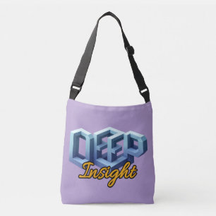 All-Over-Print-Tasche, Umhängetasche Tragetaschen Mit Langen Trägern