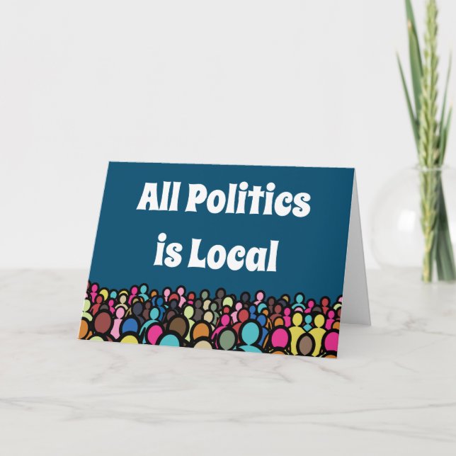 All Politics is Local 2024 Karte (Vorderseite)