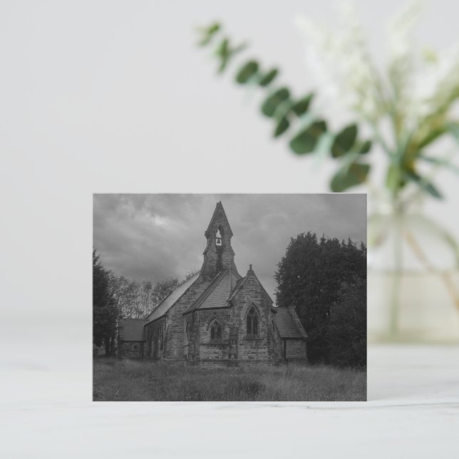 All Saints-Kirche, Whitley Postkarte (Stehend Vorderseite)