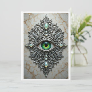 All Seeing Eye Brosche Karte