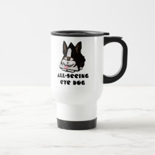All-Sehen des Augen-Hundes Reisebecher