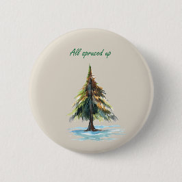 All spruced up button