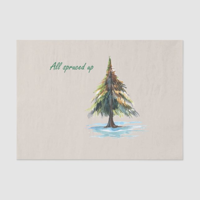 All spruced up seidenpapier (Vorderseite)