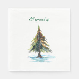 All spruced up serviette