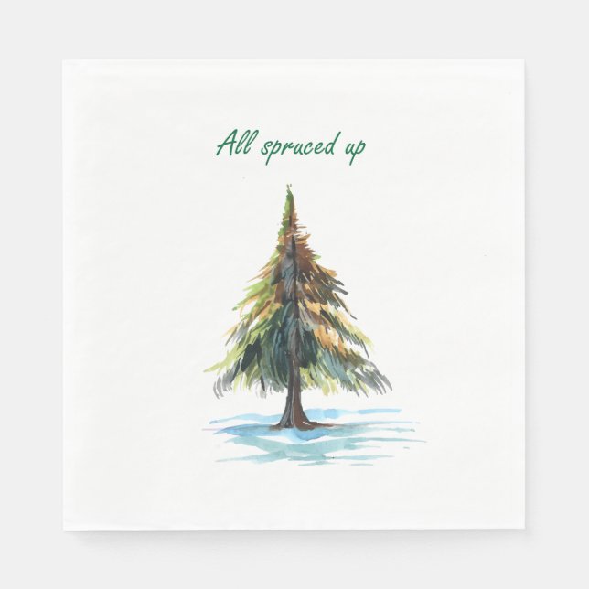 All spruced up serviette (Vorderseite)