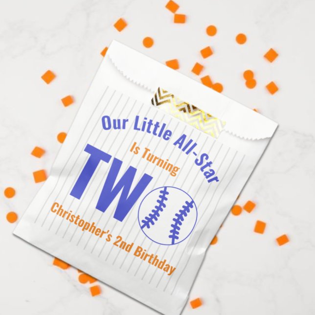 All-Star Baseball 2. Geburtstag Geschenktütchen (Von Creator hochgeladen)