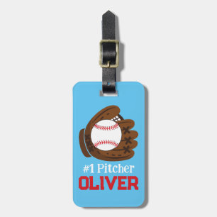 All-Star-Baseball des Personalisierten Jungen Gepäckanhänger
