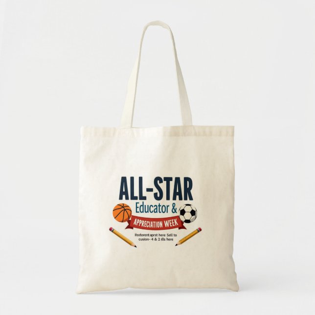 All-Star Educator Appreciation Tote Bag (Devant)