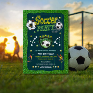 All-Star-Fußball-Geburtstagsfeier Einladung