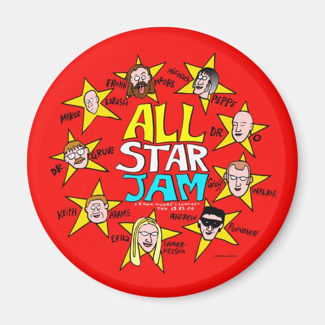 All-Star-Jam-Magnet Magnet (Vorne)