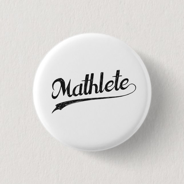 All-Star- Mathlete Mathe-Athlet Button (Vorderseite)