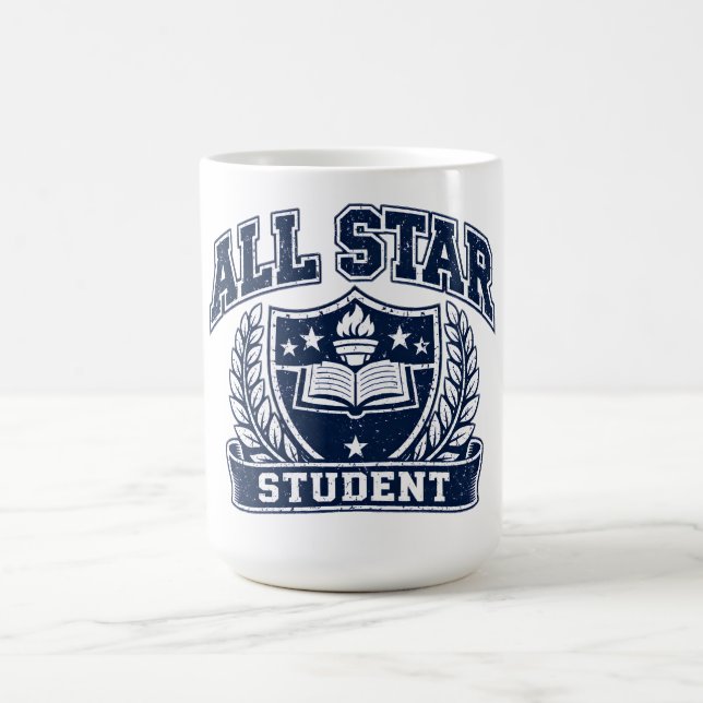 All-Star-Schüler – Multitalent Campus-Stolz Kaffeetasse (Mittel)