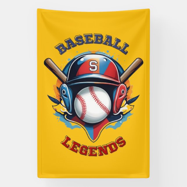 All Star Spirit: Klassischer Baseball Essentials S Banner (Vertikal)