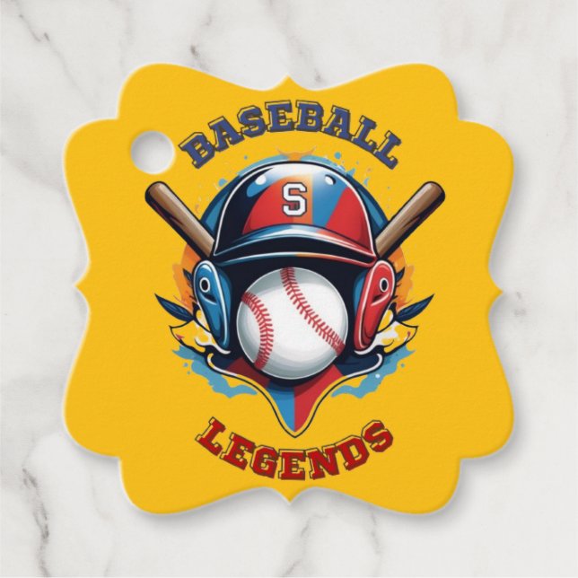 All Star Spirit: Klassischer Baseball Essentials S Geschenkanhänger (Vorderseite)