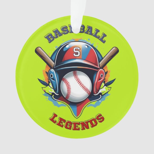 All Star Spirit: Klassischer Baseball Essentials S Ornament (Vorderseite)