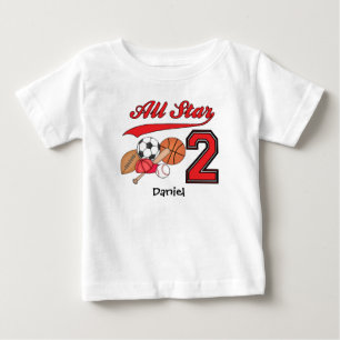 All Star Sports 2e anniversaire Baby T-shirt