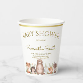 ALL THE ANIMALS TO CELEBRATE BABY SHOWER PAPPBECHER