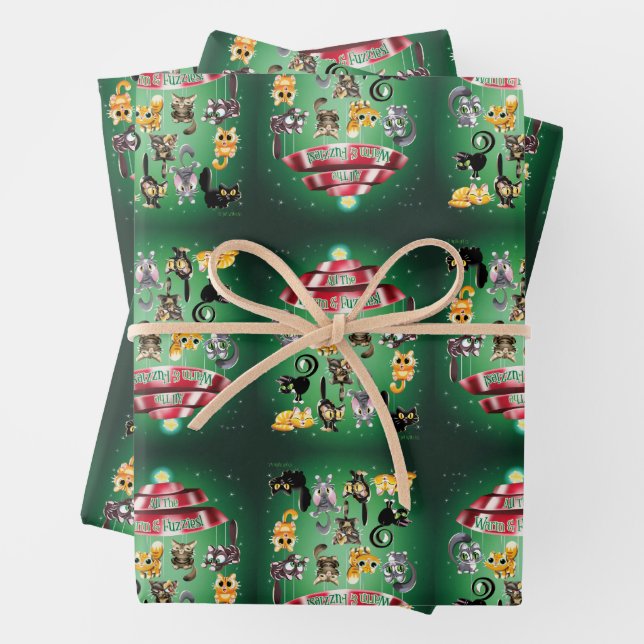 ALL THE WARM & FUZZIES von Jeff Willis Art Geschenkpapier Set (Beispiel)