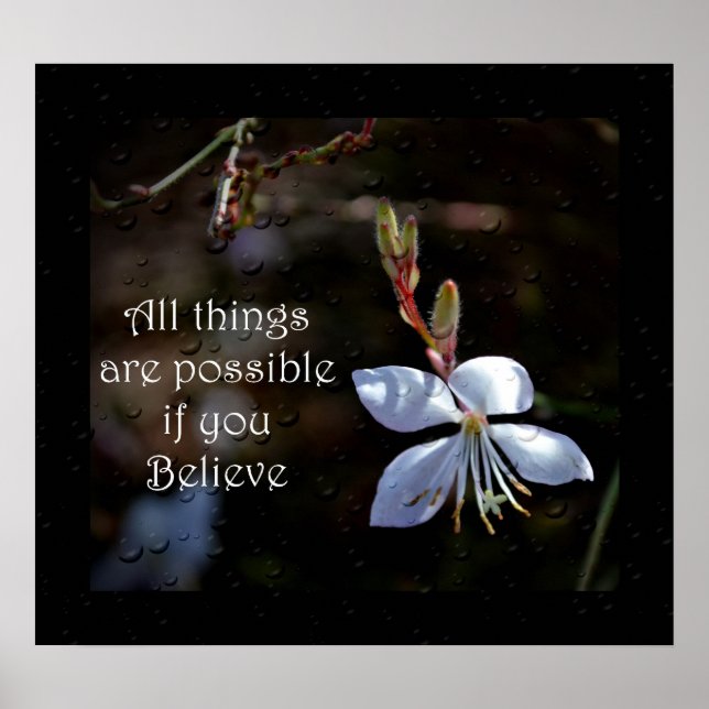 All Things are Possible Poster (Vorne)