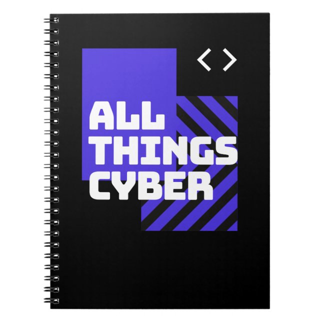 All Things Cyber-Notebook Notizblock (Vorderseite)