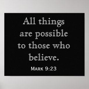 All things Possible -- Art Print Poster