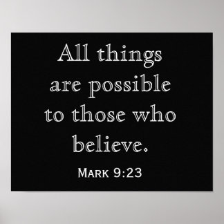 All things Possible -- Art Print Poster