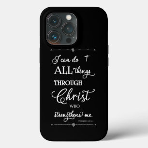 All Things Through Christ - Philippians 4:13 Case-Mate iPhone Hülle