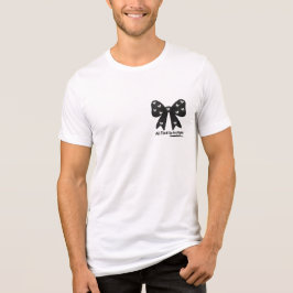 All Tied Up In Style – Chic Minimalist Bow T-Shirt Tri-Blend Shirt