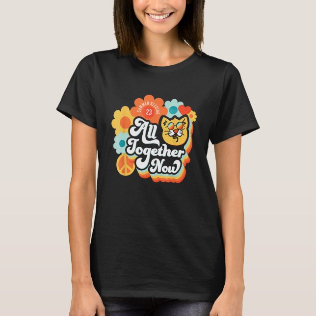 All Together Now Summer Reading 2023 Library Books T-Shirt (Vorderseite)