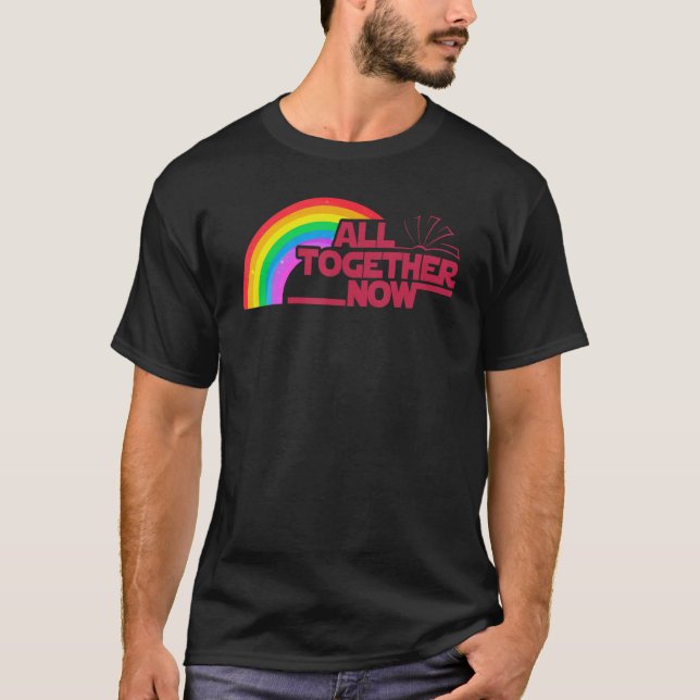 All Together Now Summer Reading 2023 Rainbow Book  T-Shirt (Vorderseite)