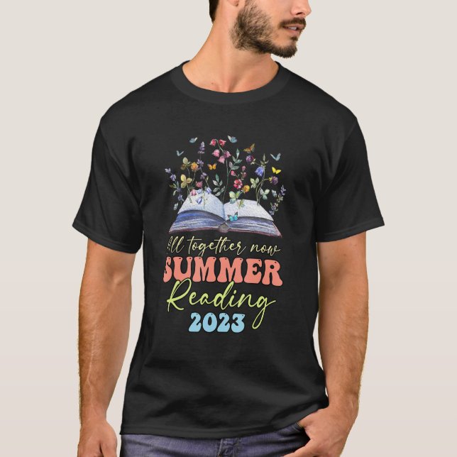 All Together Now Summer Reading Program 2023 Book  T-Shirt (Vorderseite)