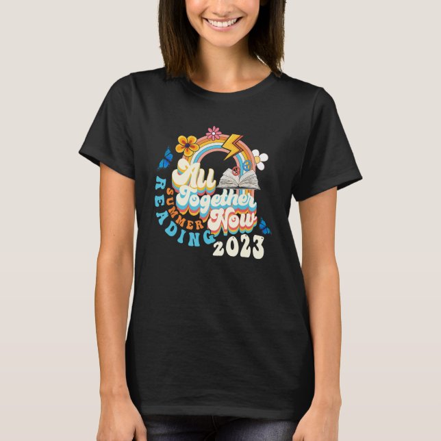 All Together Now Summer Reading Program 2023 Book  T-Shirt (Vorderseite)