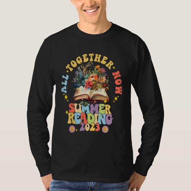 All Together Now Summer Reading Program 2023 Book  T-Shirt (Vorderseite)