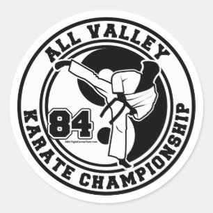 All Valley Karate Championship Runder Aufkleber