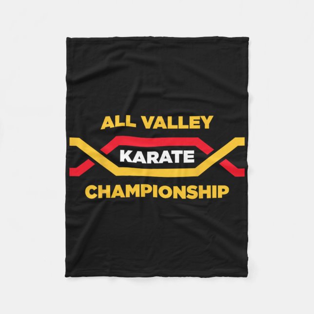 All Valley Karate Turnier Dezember Event Fleecedecke (Vorderseite)