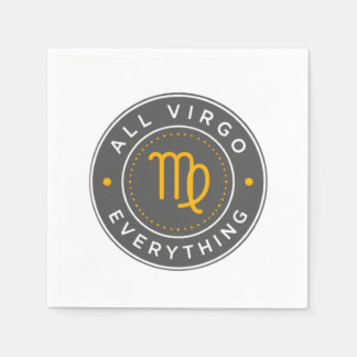 All Virgo Everything Offizielles Logo Cocktail Ser Serviette