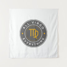 All Virgo Everything Offizielles Logo Wandteppich