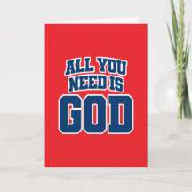 All you need is God