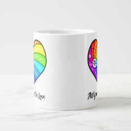 All You Need is Love Jumbo-Tasse