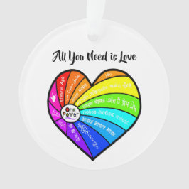 All You Need is Love Ornament