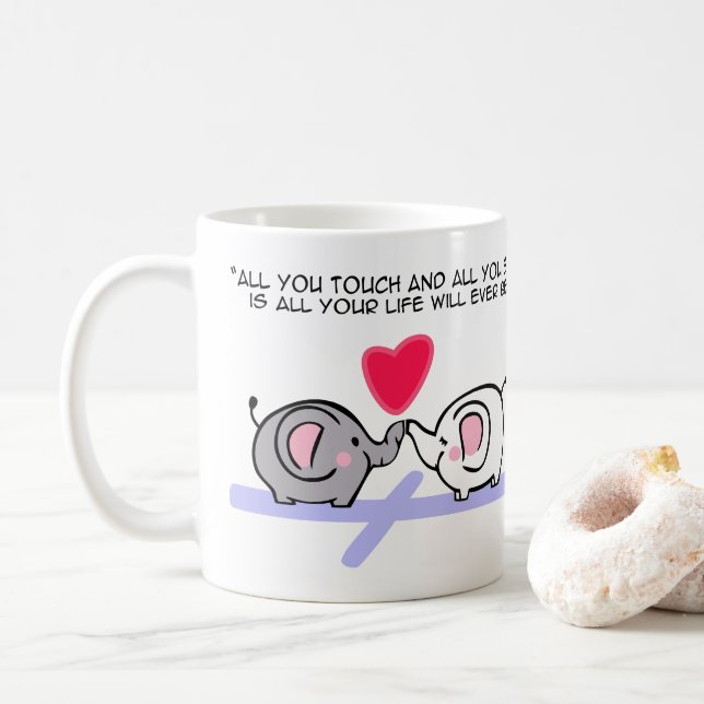 All you touch kaffeetasse (Mit Donut)