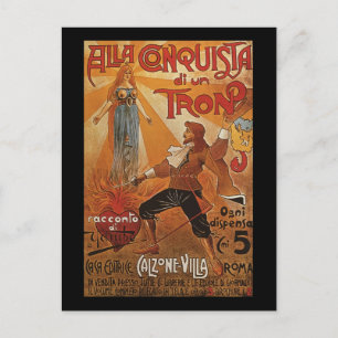 Alla Conquista di un Tron Postkarte