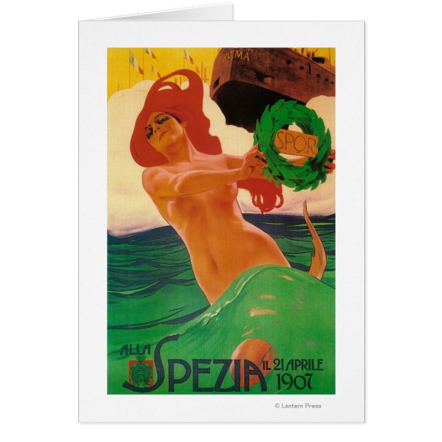 Alla Spezia Werbeplakat (Vorne)