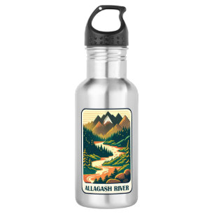 Allagash River Maine Colors Edelstahlflasche